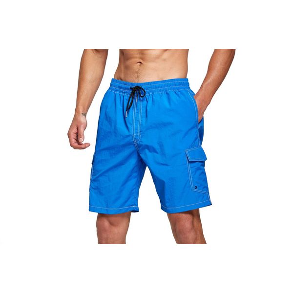 Tansozer Badehose Herren Badeshorts Herren Kurz Schwimmhosen für Männer Kurze Hosen Badehosen Schnelltrocknend Beach Shorts Herren Boardshorts Navyblau M