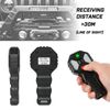 X-BULL Wireless Winch Remote Control Handset Easy To Install 150ft 12 Volt Black