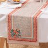 furn. Anemone Peaches Indoor/Outdoor Table Runner - Multi - 180 x 35cm