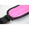 Double D-ring Ankle Cuff Straps Adjustable Leg Weight Wrist Belt for Cable Machine Attachment, 1Pair (Pink)