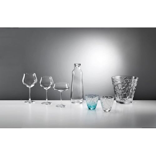 RCR Cristalleria Italiana Da Vinci White Wine Stemware. Set of Two Crystal Italian Wine Glasses