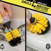 Bathroom Soap Scum Removal Power Brush Kit Small and Medium Rotary Scrub Brushes
