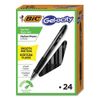 Gel-ocity Retractable Gel Pen, Black Ink, Medium, .7mm, 24/Pack