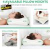 Cervical Pillow for Neck Strain Relief Memory Foam Neck Pillow for Sleeping A...