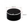 sourcingmap 40mm x 6mm Aluminium Alloy Potentiometer Knob Mini Cap Knurled Button