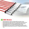 New 8 Pack 12" Ignition Spark Plug Wire Cable Kit GM 9748GG For Chevy 19005218