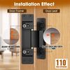 4.5" Hidden Door Hinge/Invisible Door Silent Door Hinge 110 Degree Swing Hinge 2