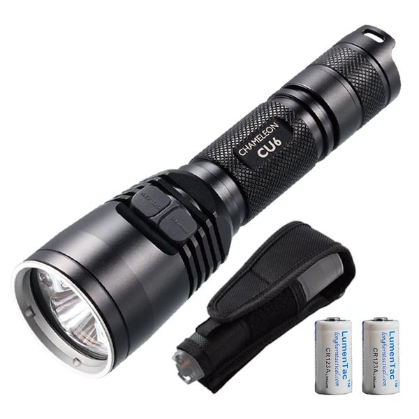 Nitecore CU6 High Power 3000mW 365nm Ultraviolet UV-A 440 Lumens White Dual Beam Professional Inspection LED Flashlight