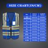 AYKRM blue safety vest for men