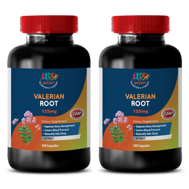 muscle relaxer pills - Valerian Root Extract - menopause support - 2 Bottles