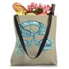Sport climbing harness and Quickdraws Tote Bag