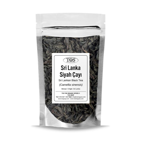 Sri Lanka Siyah Çayı 250 gr (1. Kalite) Sri Lankan Black Tea, Premium Quality