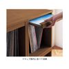 Belle Maison Record Storage Rack, Combination Rack, C, Flap Door for 12 Inches