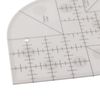 Curved Corner Ruler for Sewing Acrylic Patchwork Ruler for Sewing, Sewing Template, Suitable for Patchwork Tools