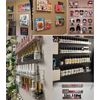 Nail Polish Organizer Wall Mounted4 Pack Nail Polish Rack Display 48 Bottles