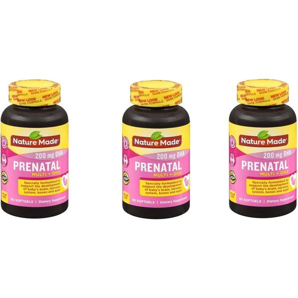 Nature Made Prenatal DHA Softgel 90ct (3 Pack)