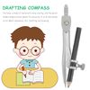 NUOBESTY Geometry Compass with Pencil Drawing Compass Math Drafting Compass Circle Drawing Compass Tool for Student School Office Home Drawing Drafting