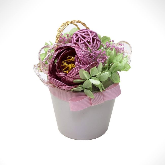 Osaka Choseido Flower Gift, Mizuhiki, Flower Arrangement, Mother's Day, Birthday, Gift, Japanese Style, Artificial Flower, Preserved Flower, Confectionery