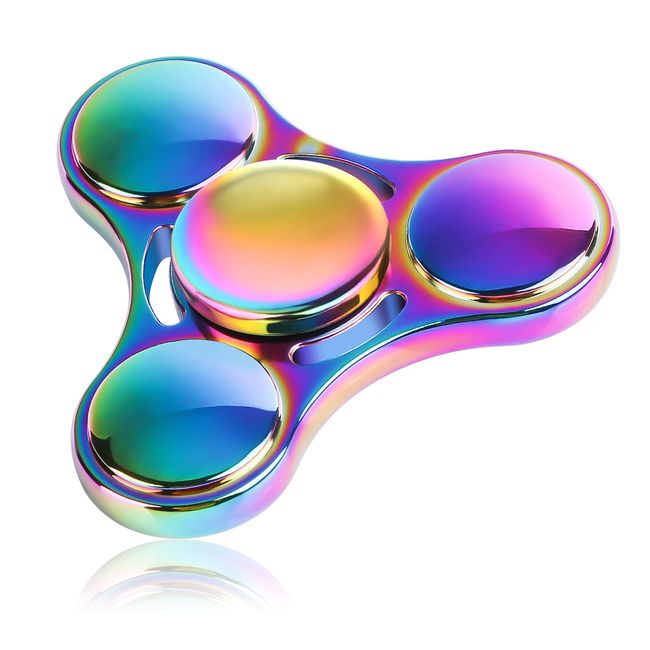 ATESSON Fidget Spinner Toy Durable Stainless Steel Bearing High Speed Spins Precision Metal Hand Spinner EDC ADHD Focus Anxiety Stress Relief Boredom Killing Time Toys for Adults Kids