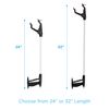 NOVA 24” Long Reacher, Lightweight Grabber with Wide Gripper, Hook & Magnetic Tip, Rotating Easy Grip Handle