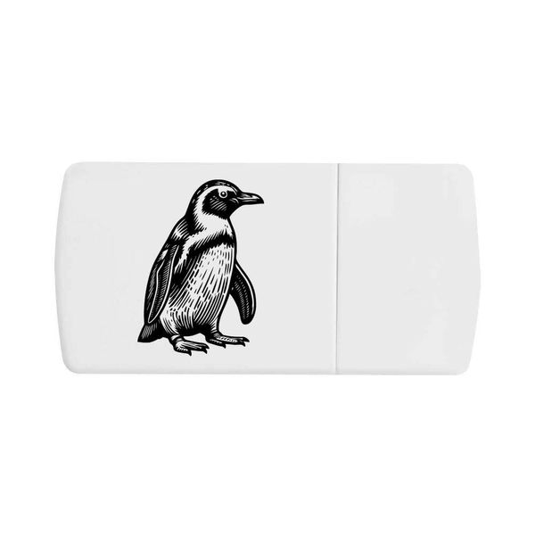 'Happy Penguin' Pill Box with Tablet Splitter (PI00029431)