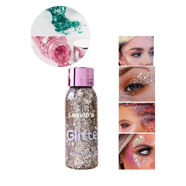 Jel formlu Face and body glitter pırıltılı sim