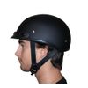 D.O.T. Daytona Skull Cap- Silver Metallic- L