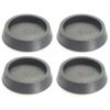 Vest Black Rubber Flat Lay 1.4 in (35 mm) 4 Pack 10-76