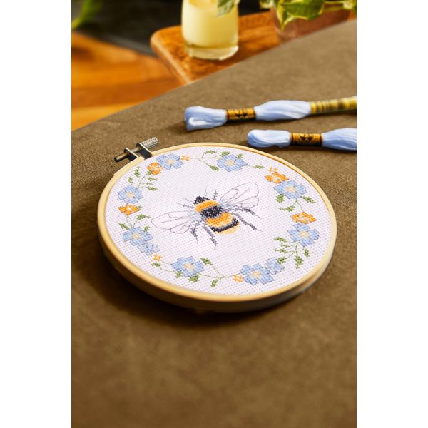 DMC Cross Stitch Kit Queen Bee by Jo Aston - Intermediate