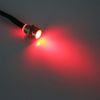 EBTOOLS Panel Warning Light Panel Indicator Lamp Panel Pilot Dash Light LED Panel Pilot Light 4 Pcs 12v 8mm LED Panel Pilot Dash Warning Light Indicator Lamp Car Van Red