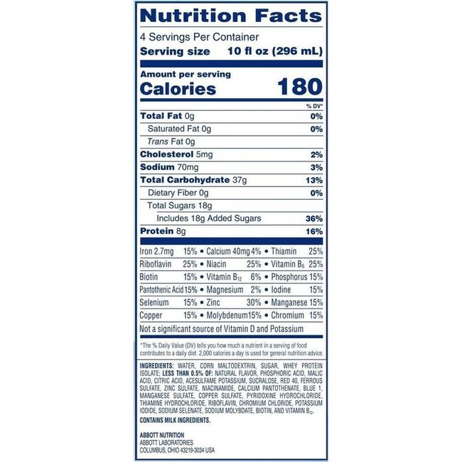 Ensure Clear Nutrition Drink, Mixed Fruit, 10oz, 12 Count