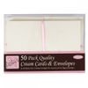 docrafts Anita's Cards W/Envelopes A6 50/Pkg-Cream
