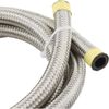 Stainless Steel Braided Hose Line, -8 AN, 6 Ft.