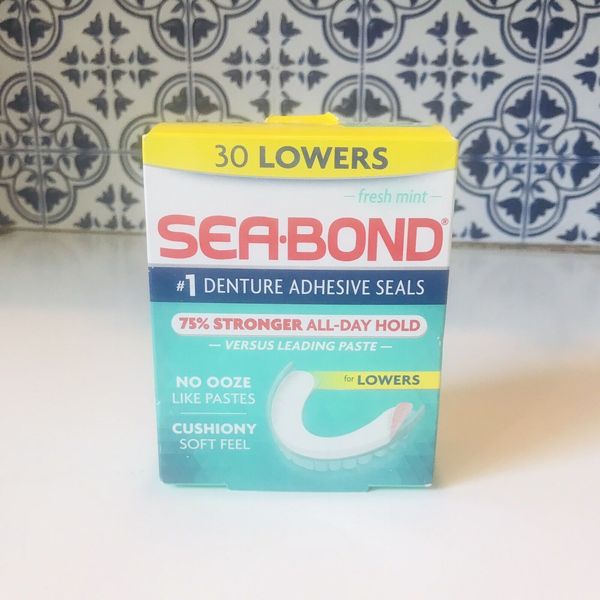 Sea Bond Secure Denture Adhesive Seals Fresh Mint 30 Lowers NEW Sealed