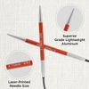 KnitPro Zing Fixed Knitting Needles – 22.5cm x 2.75mm Circular Knitting Pins, 83