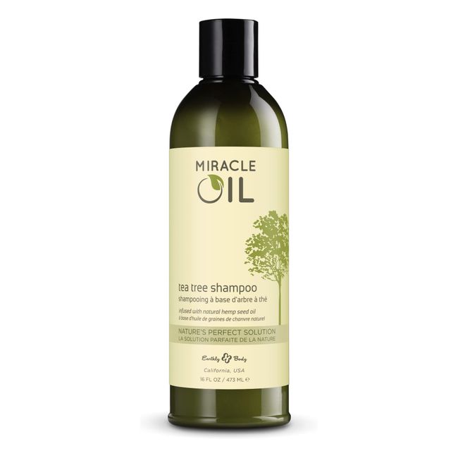 Earthly Body Miracle Oil Tea Tree Shampoo 16 Fl Oz