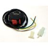 BLACK / RED 2 WIRE LIGHT SWITCH 12 VOLT / DC ATV DIRT BIKE 7/8" TWO PLUG OPTIONS