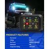 AUXPOWER RGB 8 Gang Switch Panel LED Light Bar Circuit Control Box Relay System