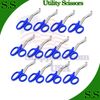 100 EMT Utility Scissors 7.5" Blue Colored NEW