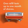 Gillette Fusion5 Men's Razor Blades, 4 Blade Refills