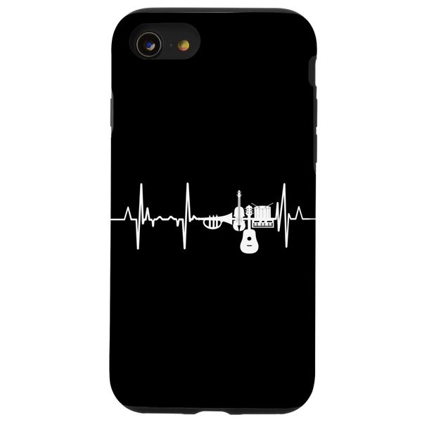 Musical Instruments Heartbeat Heart Line Case for iPhone SE (2020) / 7 / 8