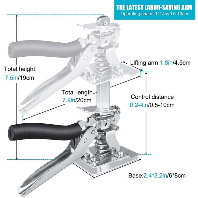 Hand lifting tool labor-saving arm jack door panel drywall lifting cabinet  board lifter tile height adjuster elevator tool