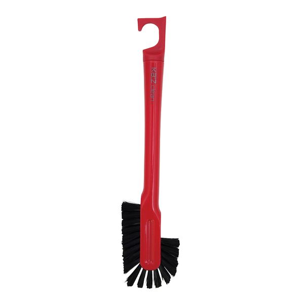 Nippon Clintec Ka: z Clean Drain Brush, Red, Width 2.6 inches (6.5 cm), Total Length 12.2 inches (31 cm), Drain Pipe, Aquarium, Water Tap, Bath, Bathroom Floor, Water Scale, Skimmer Cleaning, Groove