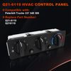 Q21-6119 HVAC A/C Heater Climate Control Module Panel Switch Replacement for Peterbilt Trucks 337 348 389 Temperature Control Panel Q216119 Temperature Control Module