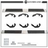 6" Running Boards Side Step For 2007-18 Silverado GMC Sierra Double Extended Cab
