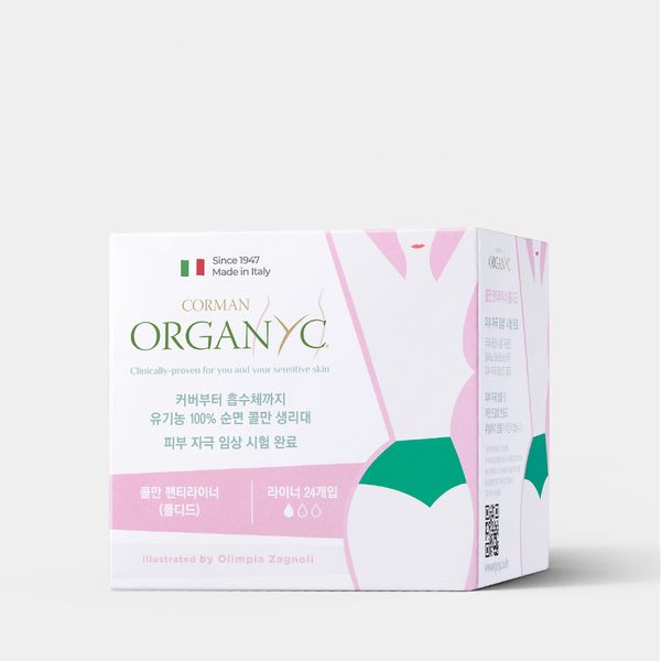 [The standard for organic sanitary pads] Coleman panty liners 24 sheets