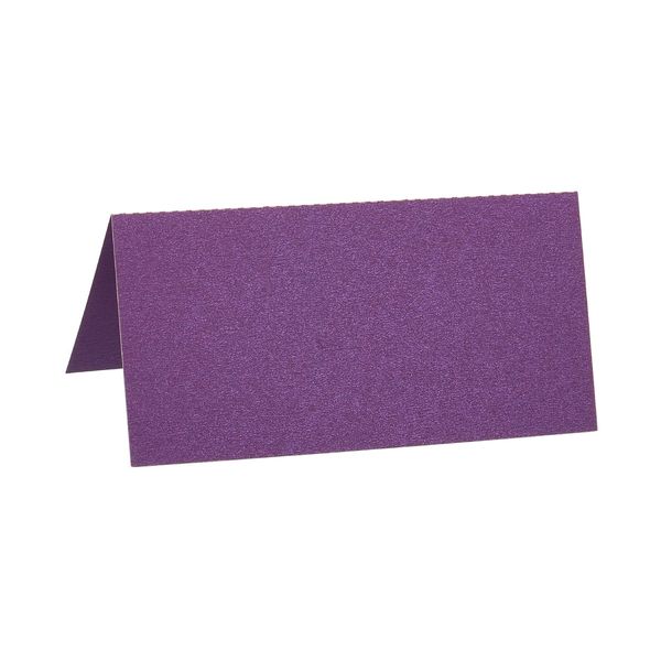 PATIKIL Table Name Place Cards,50Pcs 3.9 x 3.9inch Favor Decor Foldable Blank Card for Wedding Party Seating Place Cards Purple