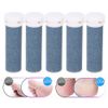 Extra Coarse 5 Refill Rollers for Electric Callus Remover, Foot Care Pedicure File Tools, Washable Coarse Replacement Rollers