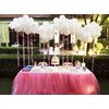 5 Inch Round Balloons 13cm Standard White White 50pcs