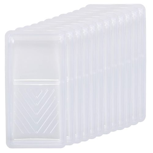 Bates- Paint Tray Liner, 4 Inch, 12 Pack, Small Paint Tray, Paint Roller Tray, Paint Trays, Disposable Paint Tray, Plastic Paint Trays, Paint Pans Trays, Mini Paint Tray, Roller Tray